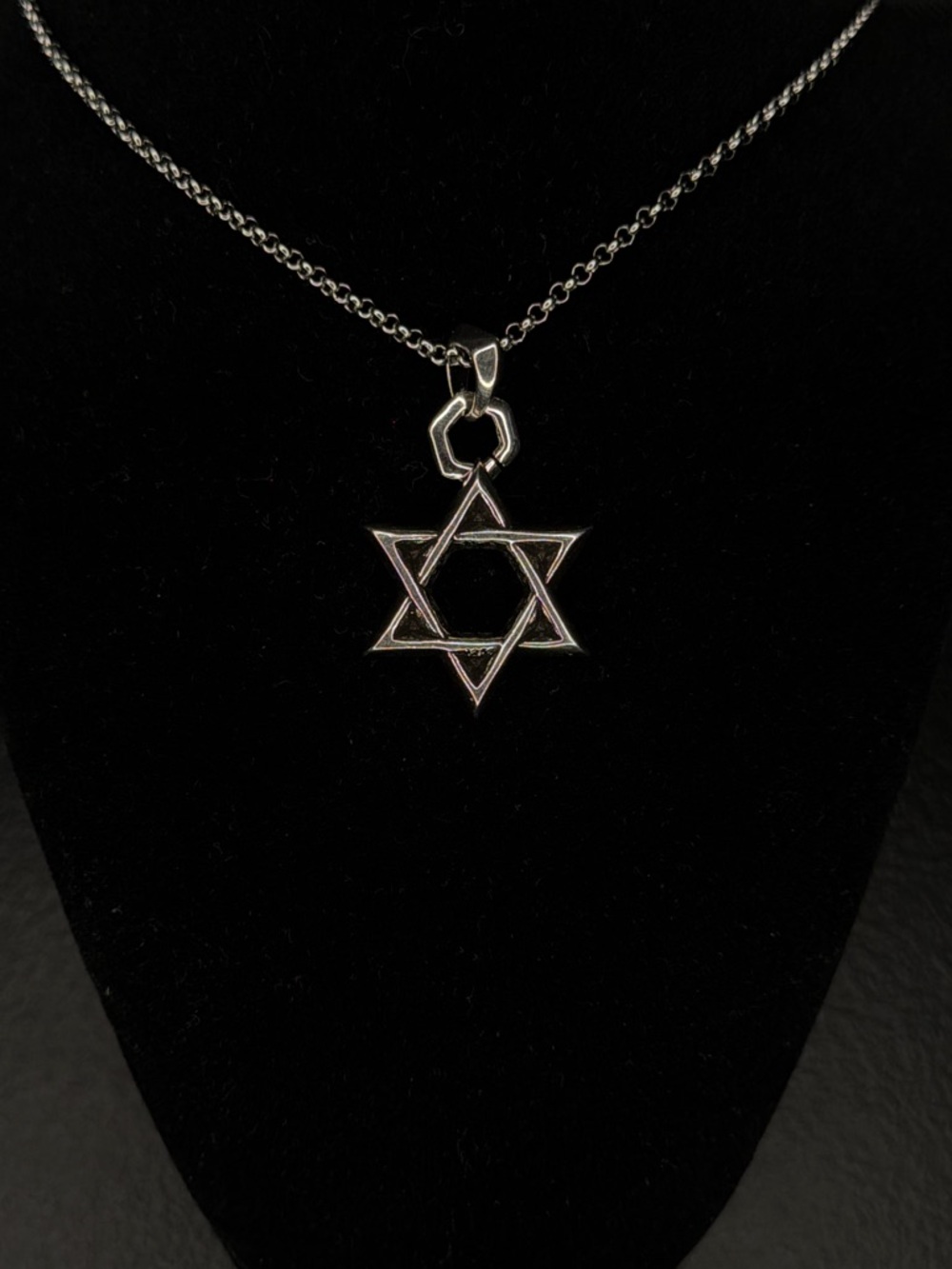 Chrome Hearts Davids Star Pendant Unisex Necklace